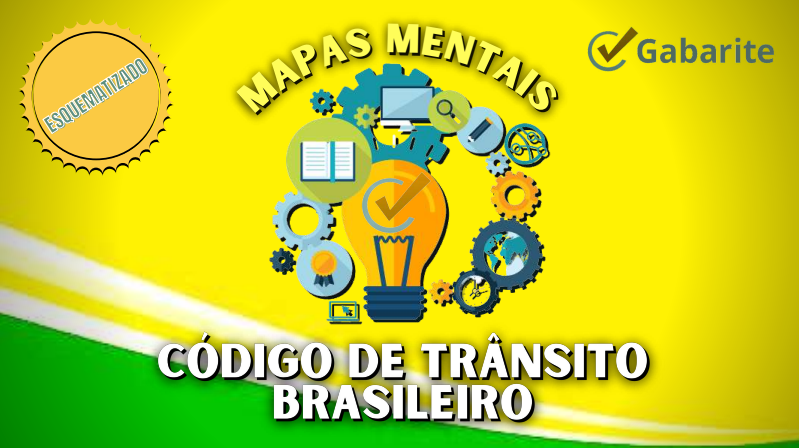 Capa - Mapas Mentais de Legislação de Trânsito - CTB