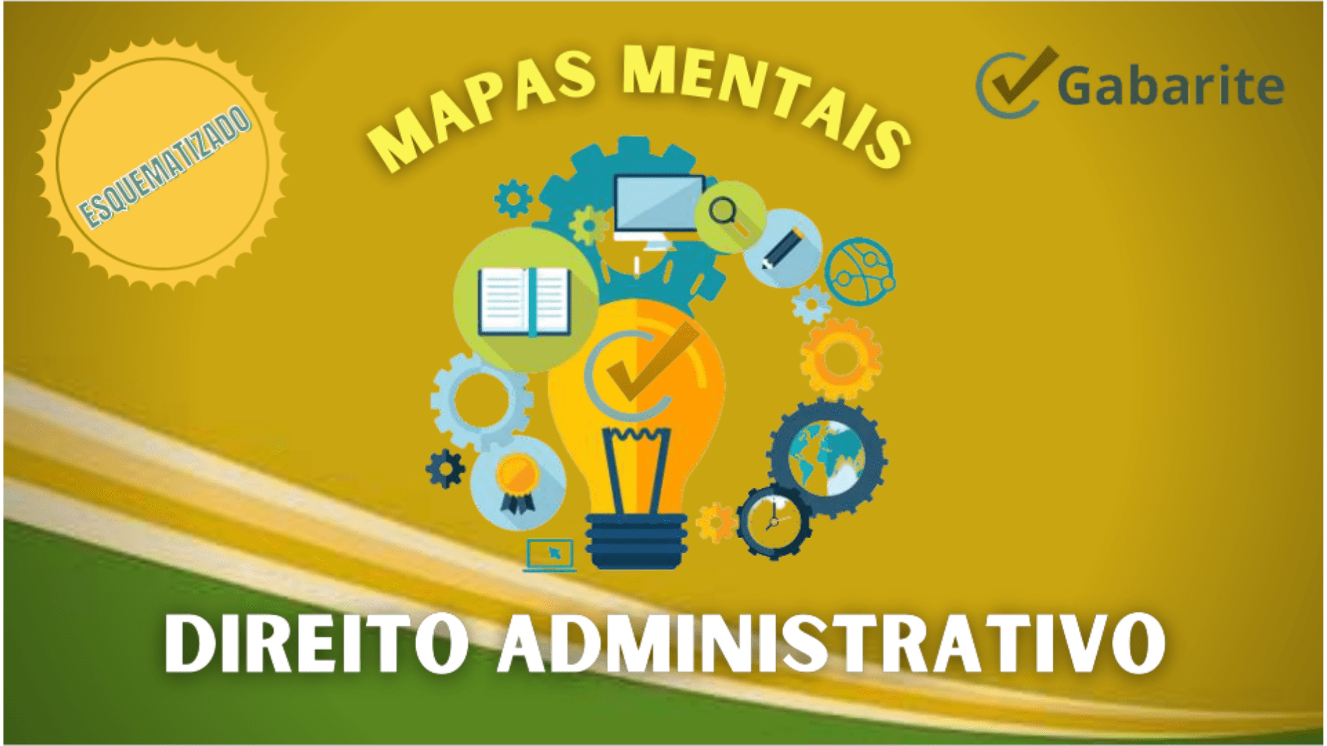 Capa - Direito Administrativo - 80 Mapas Mentais para Concursos