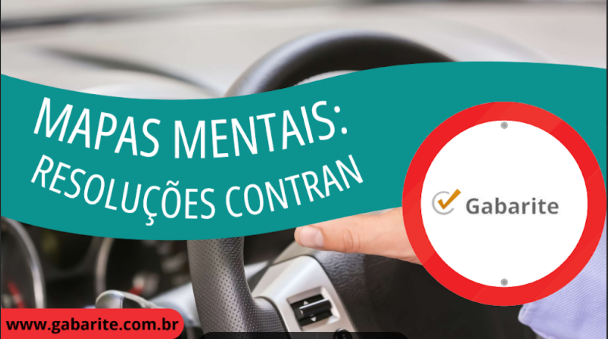 Capa - Resoluções do CONTRAN - 60 Mapas Mentais para Concursos